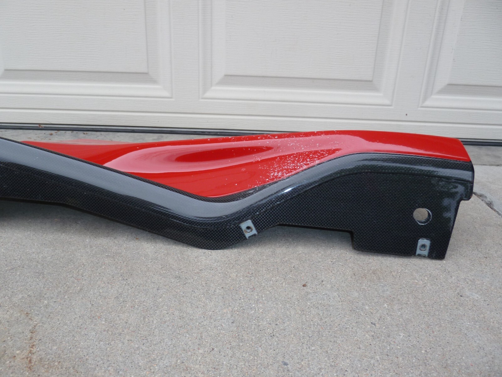 Ferrari 488 PISTA Left Side Skirt OEM Carbon Fiber Rocker Panel GTB Spider