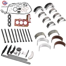 Gasket Set w/ Head Bolt Con Rod Bearing Timing Chain 11247620969 for BMW B38A15
