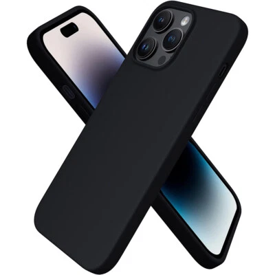 Coque Silicone Antichoc Protection pour iPhone 15/14/13/12 Pro Max/11/6/7/8/XR