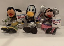 Disney Store Spaceman Bean Bag Plush Astronauts Minnie Mouse Pluto Donald Duck