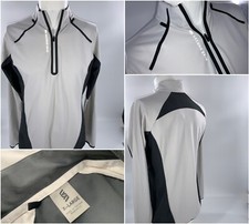 Second Skin Pullover XL Women Gray 1/4 Zip Ny...