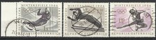 1963 Olympische Winterspiele in Innsbruck Mi-Nr. 1136, 1138, 1139 gestempelt