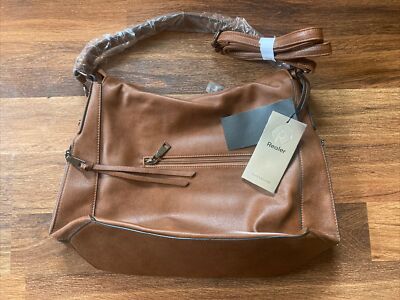 Realer Hobo Bag Women’s Faux Leather Purse Handbag Large Brown Purser