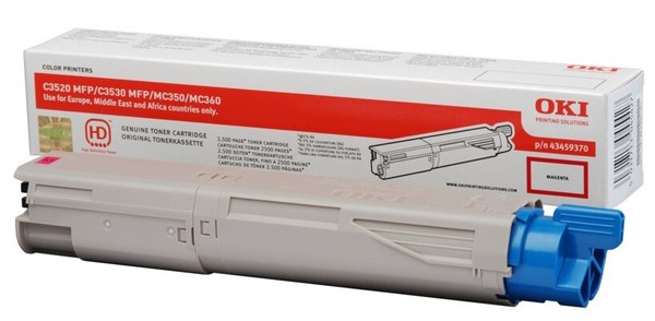 Oki 43459370 Original Toner Magenta FüR Oki C3520 MFP/C3530 MFP/MC350/MC360-image
