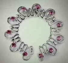 Sexy Non-Piercing Silver Pink Nipple Ring Shield Clip On