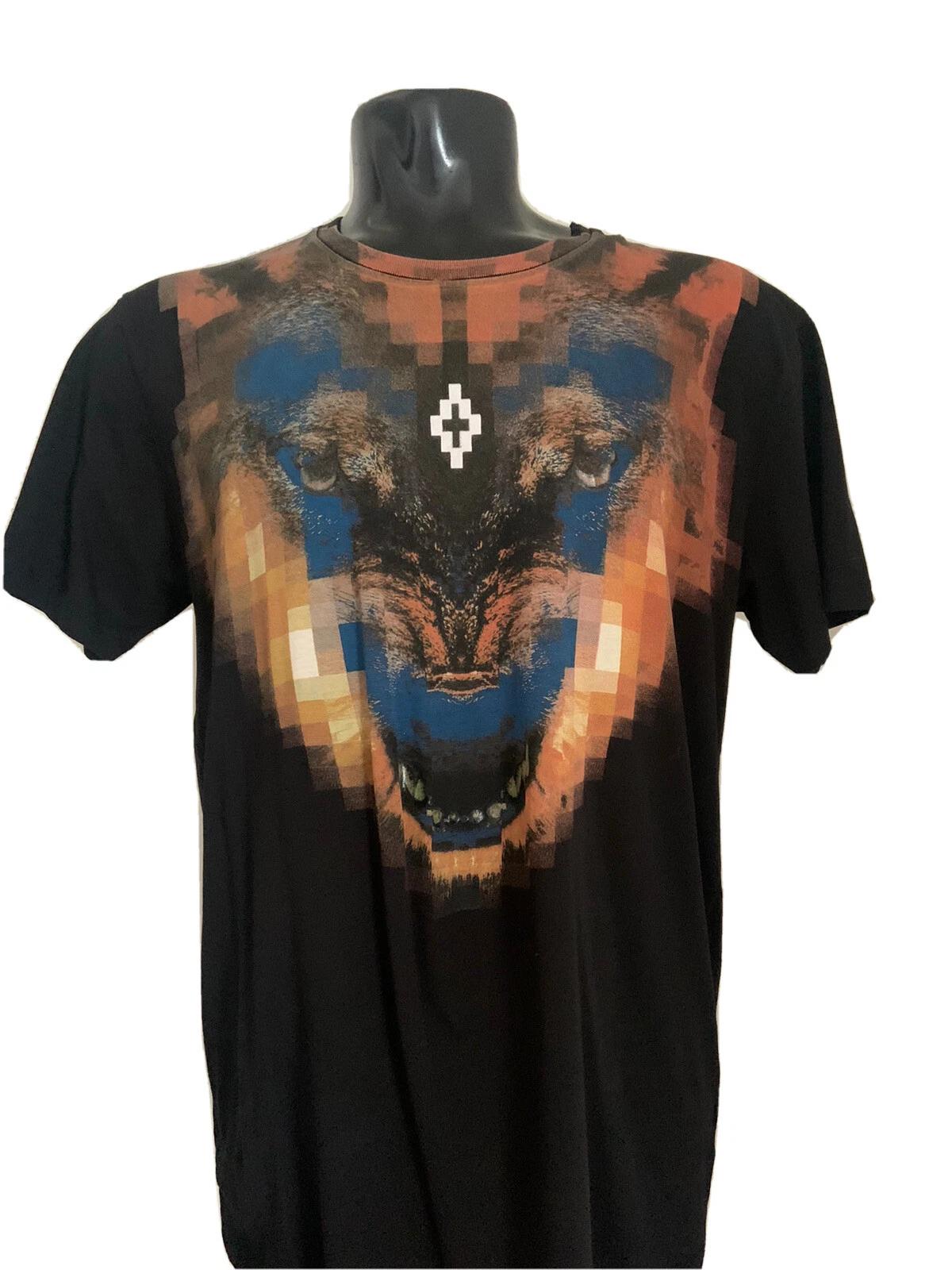 T shirt uomo Marcelo Burlon design grafico prezzo consigliato £150 nuova con etichette