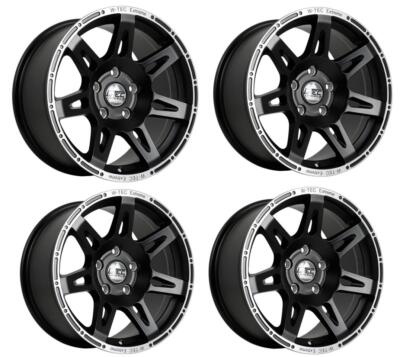 4x W-TEC Extreme Alufelge schwarz 8,5x20 ET40 passend für Ford Ranger Raptor