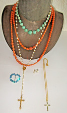 Konvolut Bastelschmuck Schmuckschrott Modeschmuck ? Schmuck Türkis ? aus Nachlaß