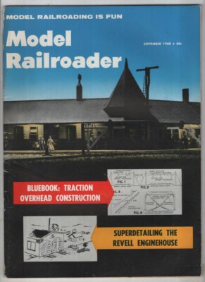 Model Railroader Mag Traction Overhead Construction September 1960 041122RNON
