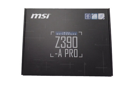MSI Z390-A PRO ATX LGA1151 Motherboard & Intel Core i5-9600K 5.2 GHz 9thGen Chip