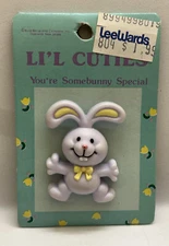VINTAGE RUSS BERRIE & CO LI'L CUTIES  PIN #1944 You're Some bunny Special EASTER