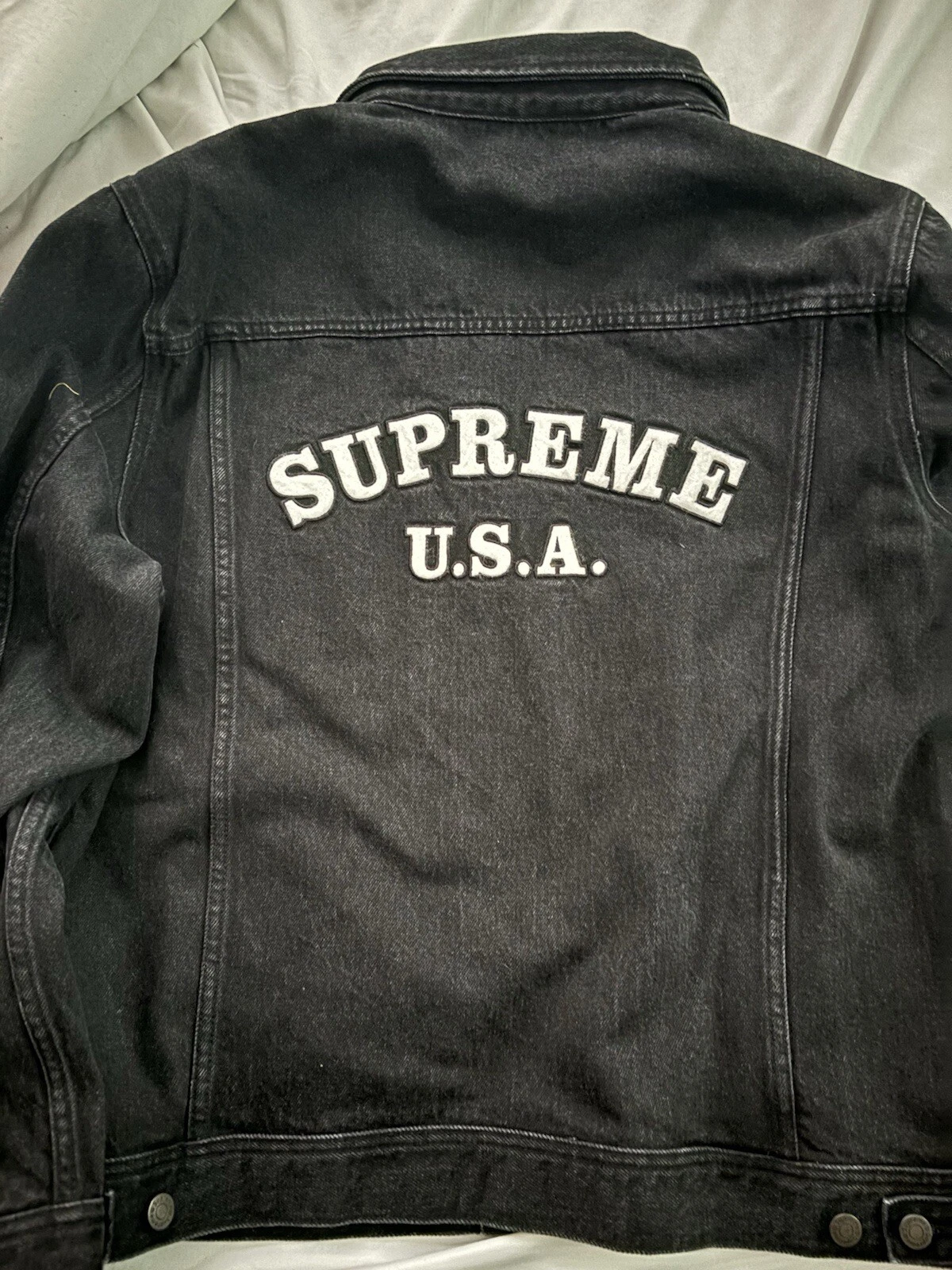 Veste camionneur Supreme Denim XL ???Archive SS16