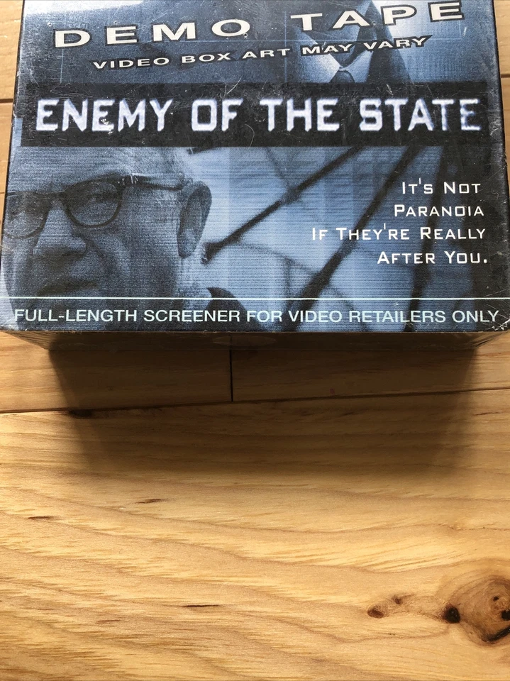 RARE Enemy Of The State Will Smith Screening Demo Sealed Vhs Video Tape Dealer - Image 3 of 4