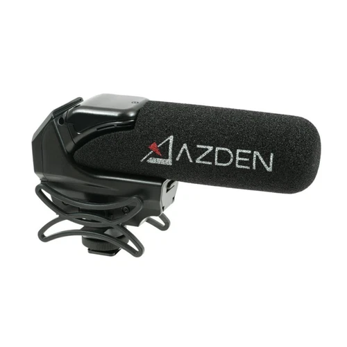 Azden SMX 15 Powered Shotgun Video Super Cardioid Black Microphone