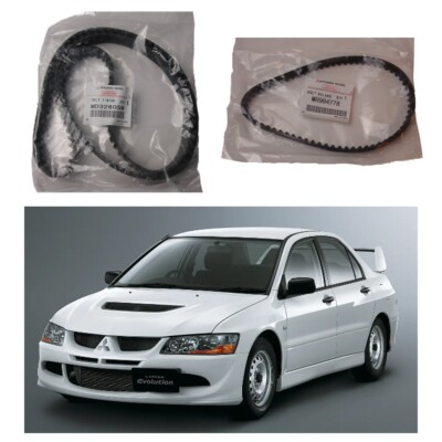 GENUINE Mitsubishi Lancer Evolution 7 8 9 4G63 2.0L Timing and Balance Belt Kit
