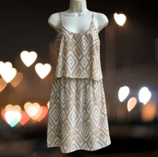 Charming Charlie Women's Summer Dress Spaghetti Straps Lined Size M