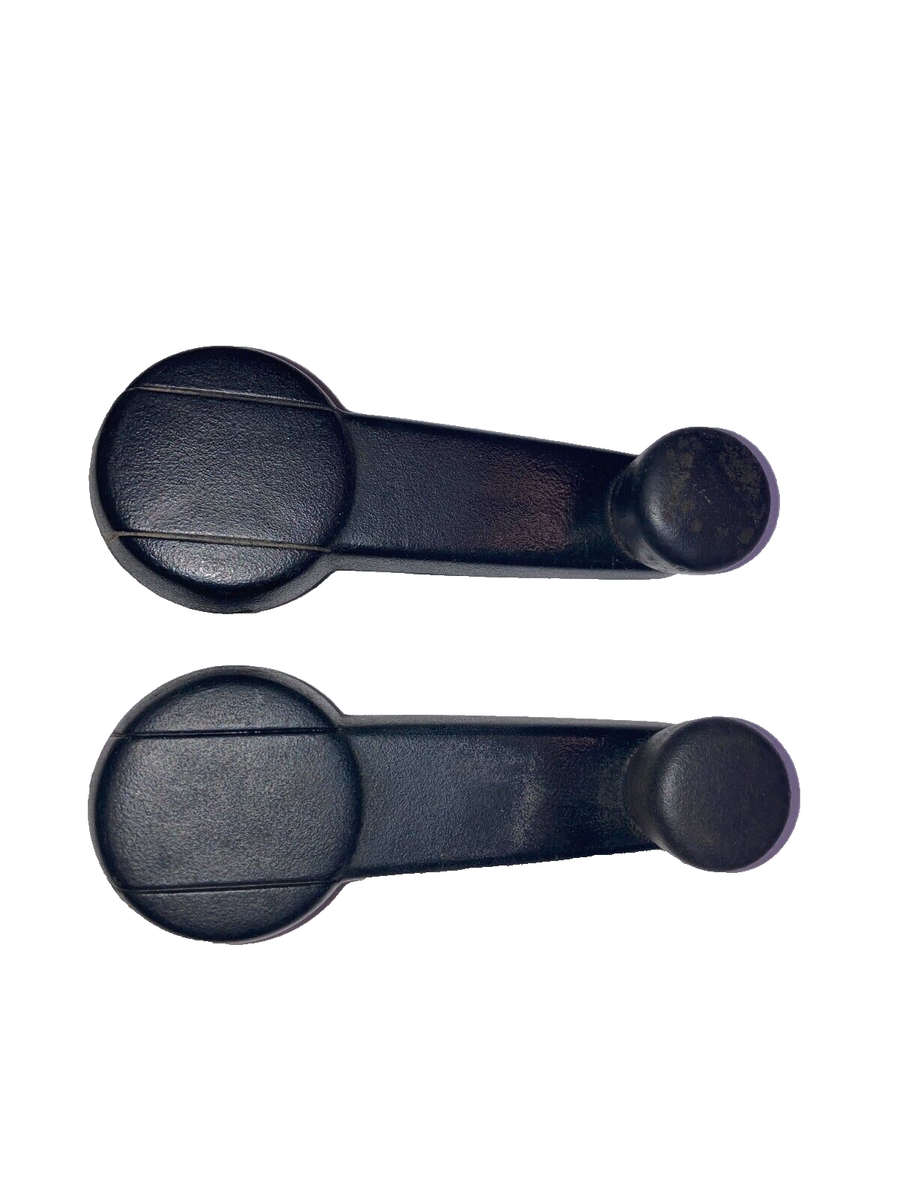 Jeep Cherokee XJ 84-96 OEM Manual Crank Window Handle Pair Black