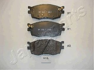 HERTH+BUSS JAKOPARTS J3600332 Kit Pastiglie Freno A Disco - Ricambio Auto