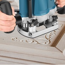 .Electric Wood Router Adjustable Depth Multifunctional Trimmer Woodworking M ZMS