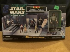 New In Box Star Wars Power Of The Force Jabba   s Palace Display Diorama With Solo