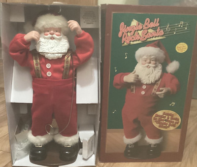 Rock Santa Collectibles Jingle Bell Rock Animated Santa Claus