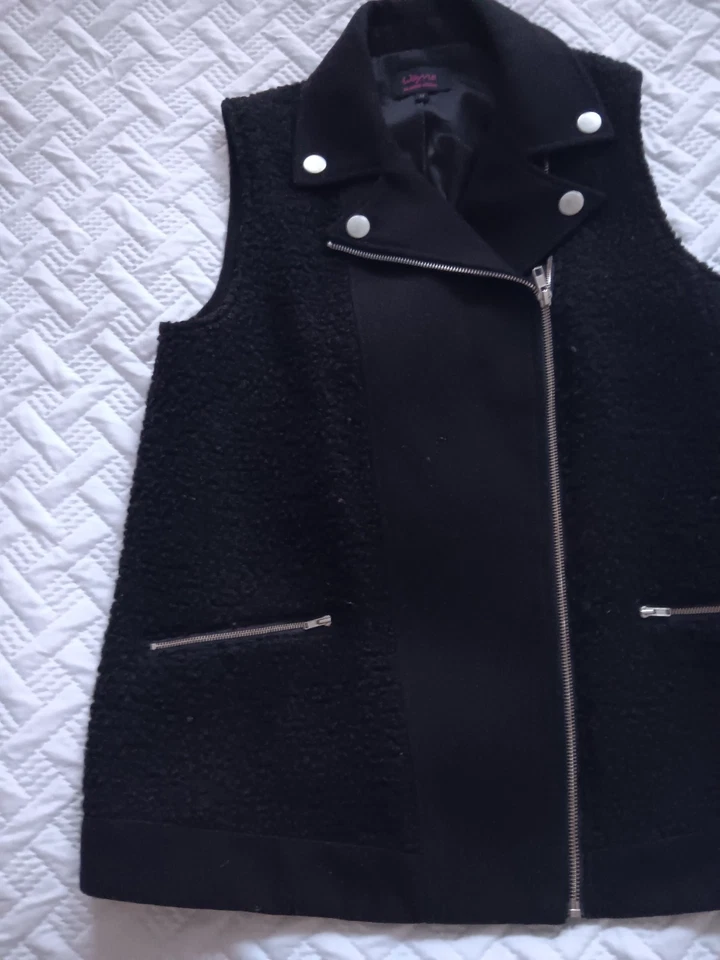 Wayne by Wayne Cooper Women's Black Sleevless Vest - Size 12 - image 2 of 4