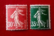 Timbres France Neufs **1937- Semeuse Fond Plein-