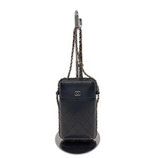 Chanel Matelasse chain shoulder phone case leather y1 0723