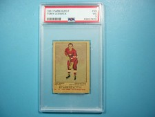1951/52 PARKHURST NHL HOCKEY CARD #59 TONY LESWICK ROOKIE RC PSA 3 VG PARKIE GL