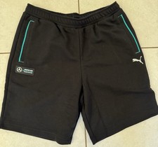 NUEVO CON ETIQUETAS Pantalones Cortos Puma MERCEDES AMG Petronas Formula 1 Team NEGROS GRANDES