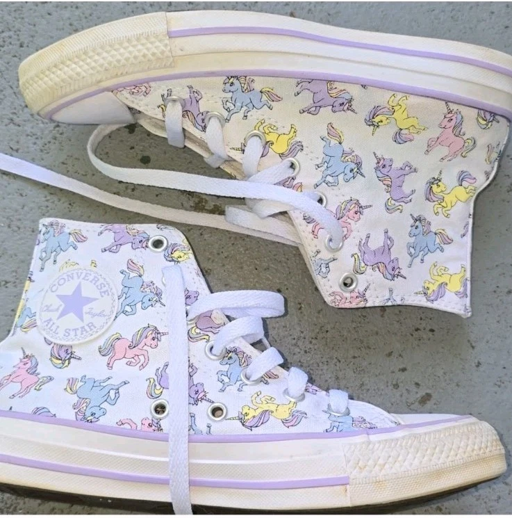Scarpe da ginnastica Converse Chuck Taylor CTAS Hi Unicorn Print A01674F 4.0 per bambini