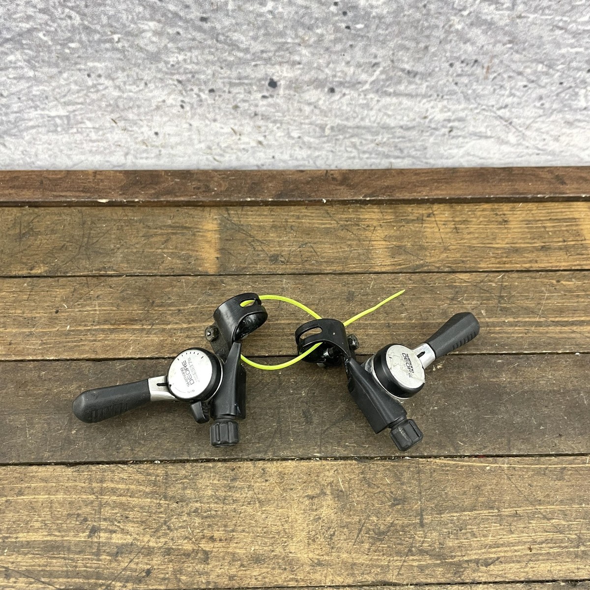 Vintage Shimano Deore SIS 7s SL-MT62 Light Action Thumb Shifters