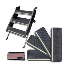 RV Step Covers 4 Packs, RV Stair Covers for Mobile Home and Camper, Camper St...