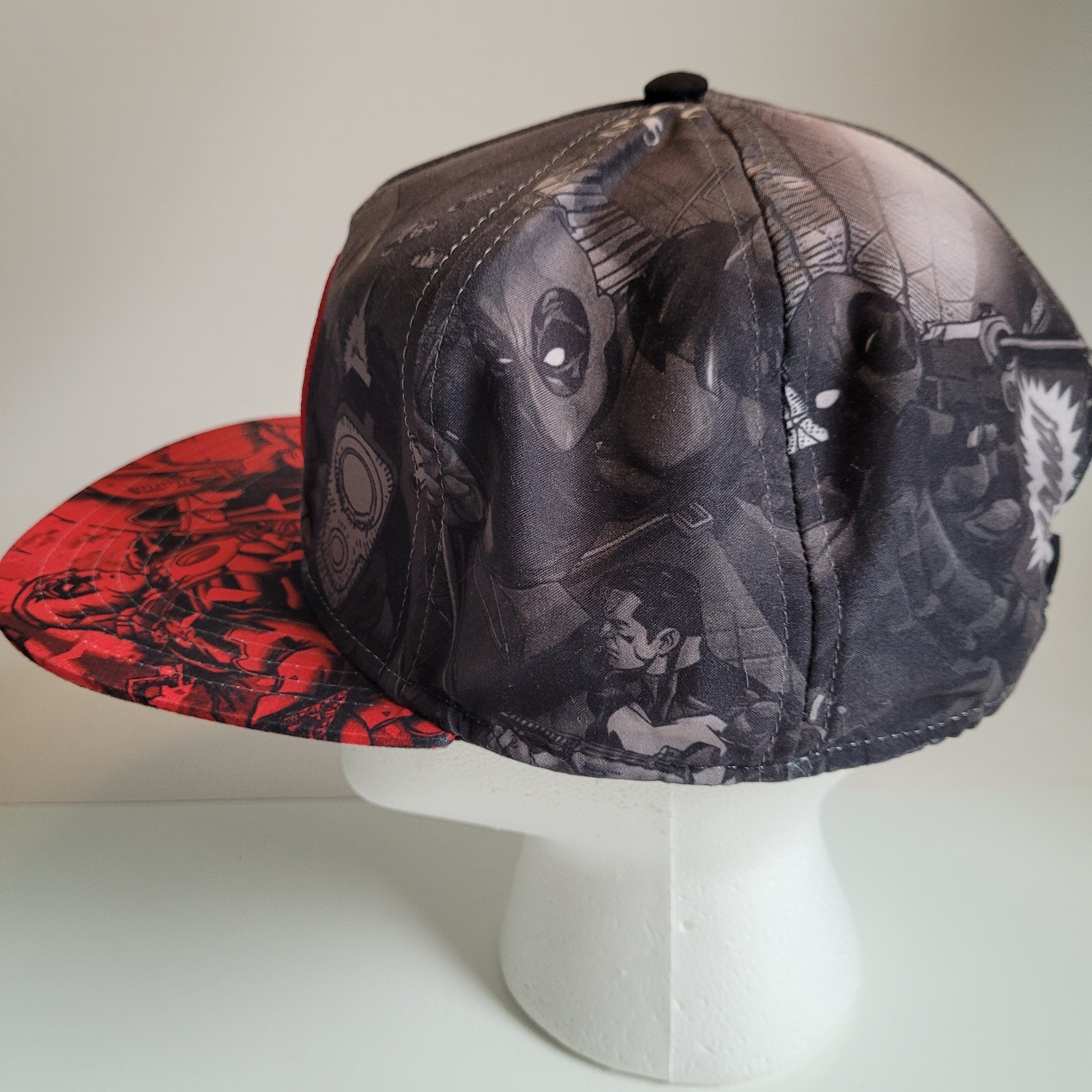 Marvel Comics Deadpool Cap Logo Sublimated All Ov… - image 4