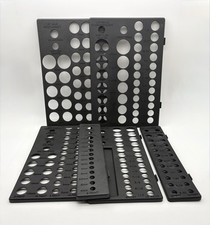 Black Socket 6 Organizer Trays Sockets Sae Metric 6pt 12pt Toolbox Tray