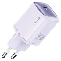 Usams CC251 30W Gan USB-C SchnellladegeräT, Lila