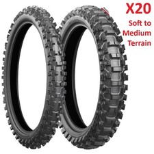Soft Med MX Reifen Bridgestone Battlecross X20 70/100 -19 & 90/100 -16 Ducati