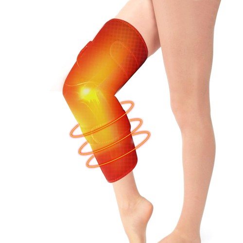 Beheizbarer Beinwärmer, elektrisches Heizkissen für Oberschenkel & Knie [VERSTELLBAR], schwarz  - Bild 1 von 9
