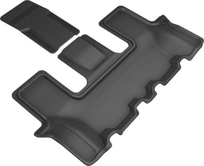 3D Maxpider 2021-2023 Fits Kia Sorento 6-Seat Kagu Black 2Pcs 3rd Row Floor Mat