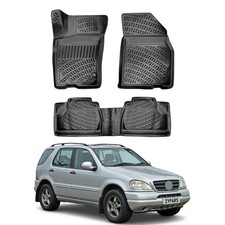 Fußmatten Automatten für Mercedes ML Klasse W163 1998-2005 TPE Allwetter Fußmatten Automatten für Mercedes ML Klasse W163 1998-2005 TPE Allwetter