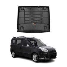 OMAC Gummi Kofferraumwanne für Fiat Doblo 2010-2021 TPE Laderaumwanne Schwarz