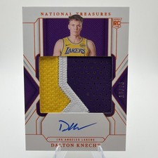 24-25 Panini National Treasures-Rookie Patch Autograph Dalton Knecht Orange /75