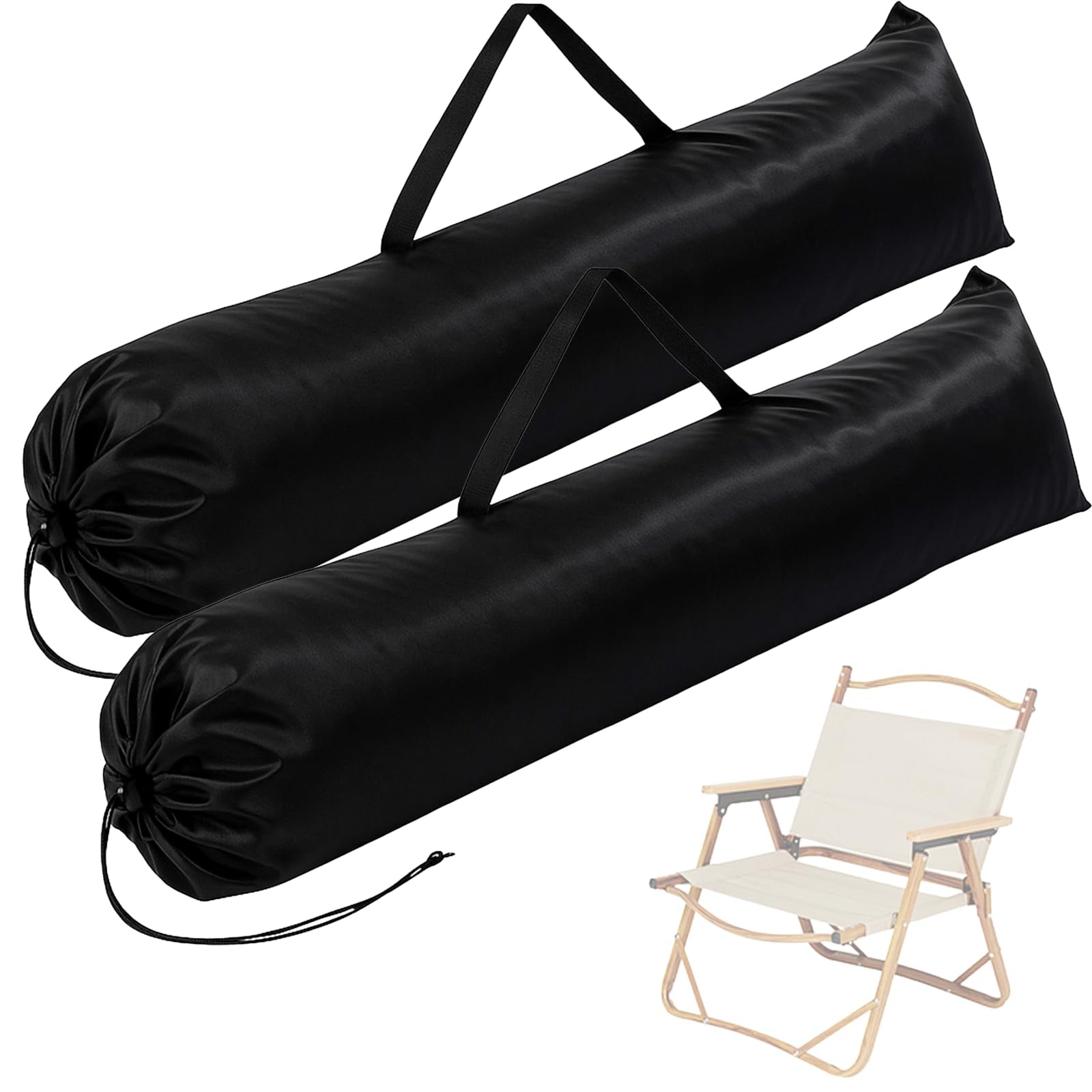 Replacement Bags 40"portable Folding Chair Bags Travel Black