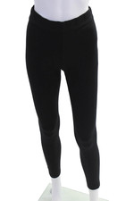 Vince Womens Stretch Ankle Mid-Rise Pull-On Skinny Pants Black Size M