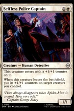 Selfless Police Captain 12 Common Marvel's Spider-Man Magic: The Gathering NM