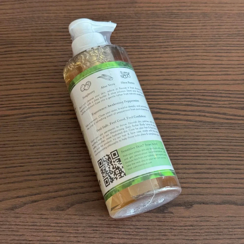 Tree To Tub - Moisturizing Soapberry Body Wash, Peppermint, 8.5 Fl Oz/250 mL - Image 2 of 3