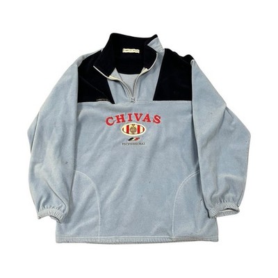 Vintage Chivas 1/4 Zip Jacket Guadalajara Football Sweater Dennis Lee Sport