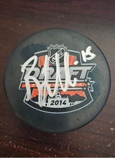 Robby Fabbri 2014 Draft - Signed Autographed Puck