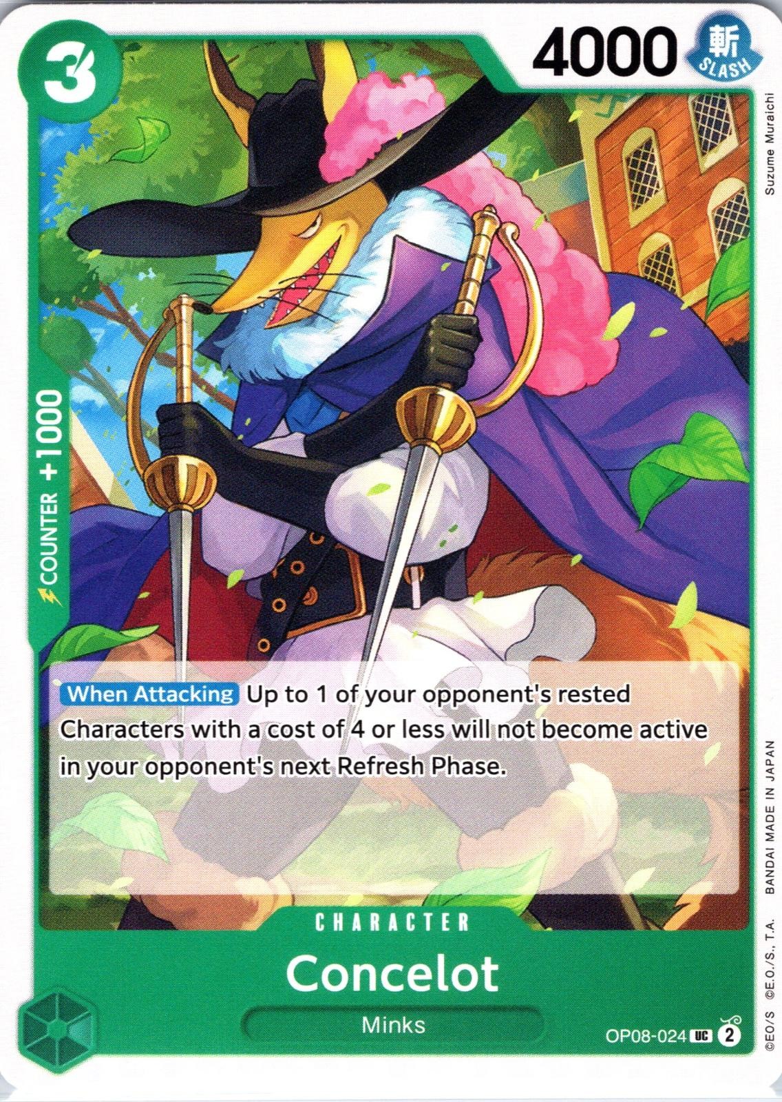 Concelot OP08-024 Uncommon Two Legends One Piece NM