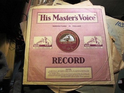 1929 Arthur Fear Welsh Barit HANDEL MESSIAH Trumpet Shall Sound ELIJAH HMV C1786